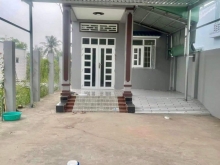 BÁN NHÀ mái thái mặt tiền đường huyện 03 nhựa Thanh Nhung , Gò Công Đông