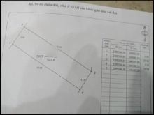 Lô đất huyện khoái châu ,tỉnh hưng yên .giá chỉ 2x tr /1m2 .dt 101,8m2 .mặt 5,09