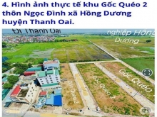 Giới thiệu thửa TT-13 khu đất đấu giá Gốc Quéo 1 thôn Ngọc Đình xã Hồng Dương