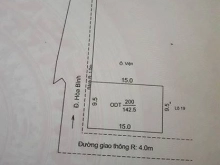 Lô đất hai mặt tiền đẹp rộng thông thoáng