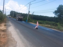 Bán đất ấp 2 mặt tiền đường bê tông 5m