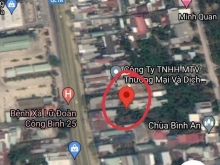 Diện tích 662mv. Cách quốc lộ 1A 50m.