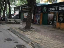 Cho thuê mặt tiền đường Pháp Vân Hoàng Mai 351m3 3 tầng 1 tum