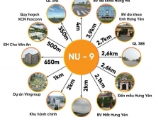 Siêu Phẩm đất Dự Án Nu9 trung tâm thành phố Hưng Yên cơ hội đầu tư X2