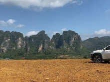 Bán đất cao Phong 2500m view núi non, đất ngay thị trấn, ô tô vào tận đất.
