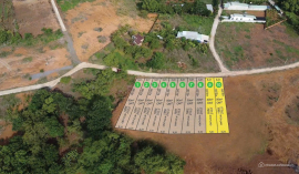 BÁN GẤP 7 NỀN ĐẤT(1428M2)THỔ CƯ,SỔ HỒNG RIÊNG,DÂN HIỆN HỮU,SÁT CHỢ TRƯỜNG,290TR