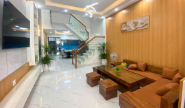 Bán nhà mặt tiền Nguyễn Thúy, Hòa Minh – 3 Tầng full nội thất