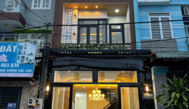 BÁN NHÀ 1 TRỆT 2 LẦU SHR MẶT TIỀN KINH DOANH THỚI TAM THÔN , HÓC MÔN